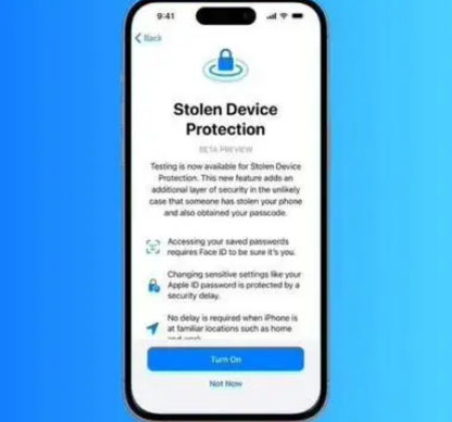 六枝特苹果授权维修店分享被盗设备保护功能开启方法 