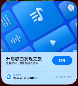 六枝特苹果14维修站分享iPhone14音乐识别功能使用方法 