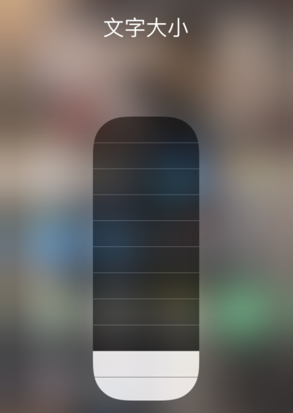 六枝特苹果手机维修分享小技巧：在 iPhone 控制中心快速调节字体大小 